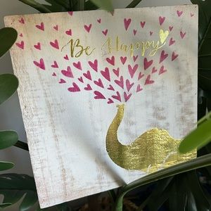 Wood Canvas Wall Art